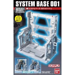 Bandai Model Kit - System Base 001 - Gunpla - White